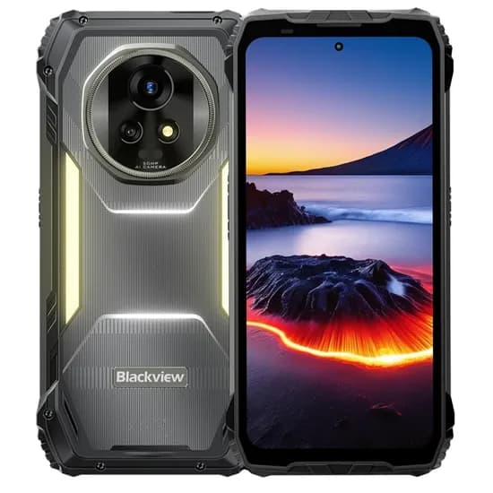 Celular Blackview Xplore 2 Projector NFC Dual Sim de 256GB/12GB Ram de 6.73" 50MP/50MP - Preto/Amarelo