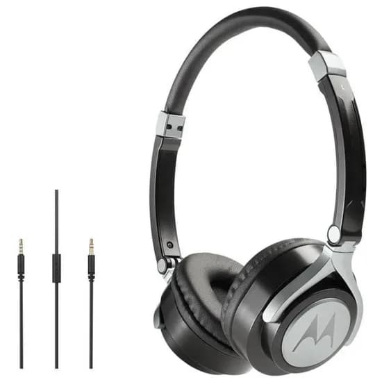 Fone Motorola Pulse 2 com Fio e Microfone Preto