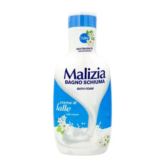 Sabonete Liquido Malizia Bagno Schiuma Creme de Leite 1L