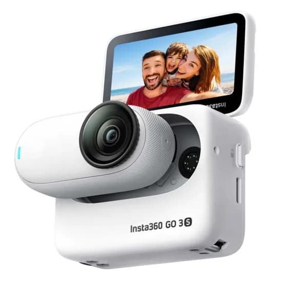 Câmera INSTA360 Go Kit GO3S120 Retrato Bundle 128GB Canvas White