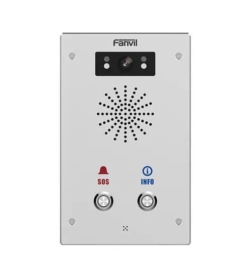 Fanvil Interfone IP com Video I16SV-02P 2LINHAS Sip Poe