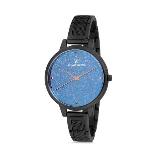 Relógio Analógico Feminino Daniel Klein Premium DK12186-6 - Preto e Azul