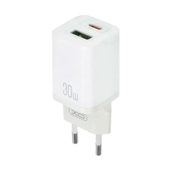 Carregador Xo HN238A 30W/Type-C/USB-A - Branco