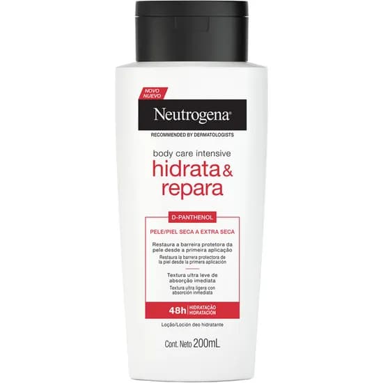 Loção Corporal Neutrogena Body Care Intensive Hidrata & Repara - 200ML