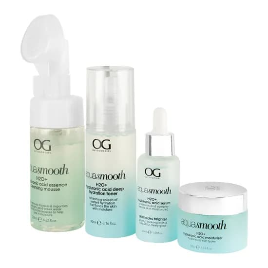 Kit Skin Care Outdoor Girl Aquasmooth Hydration Set D2251 - 4 Em 1