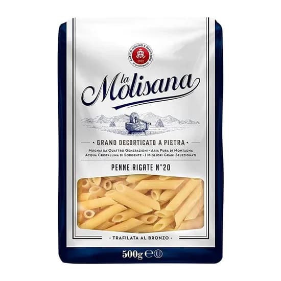 Macarrão Penne Rigate Numero 20 Pacote 500G La Molisana