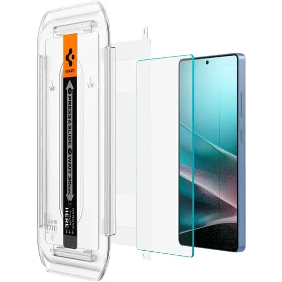 Pelicula Spigen para Galaxy S25 Ultra AGL09078 Glastr Ez Fit (2 Pack)