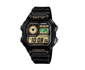 Casio Reloj AE-1200WH-1BVDF + Estuche