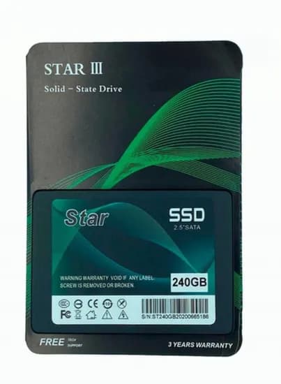 HD SSD SATA3 240GB 2.5" Star Armazenamento Rápido e Confiável