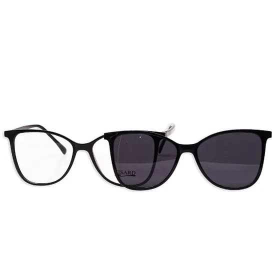 Armação para Óculos de Grau Clip-On Visard 2204 56-16-142 C1 - Preto