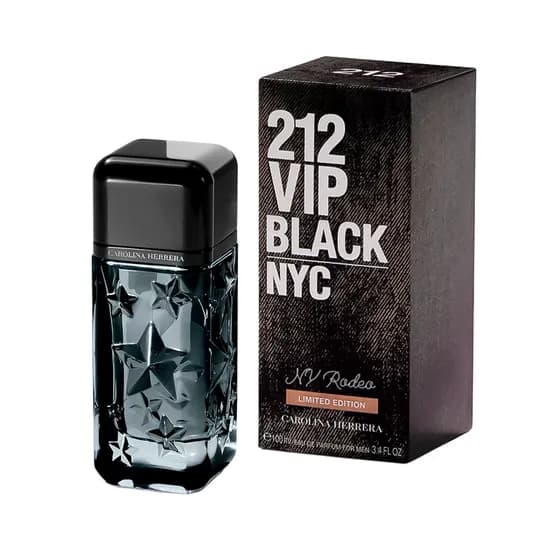 Perfume Carolina Herrera 212 Vip Black NY Rodeo Edp 100ML - Masculino
