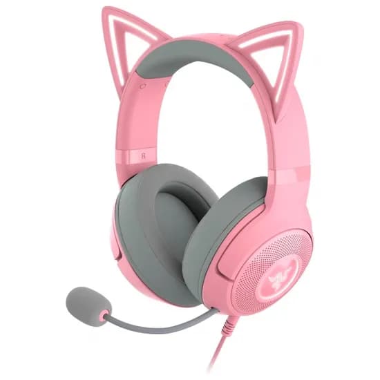 Fone Razer Kraken Kitty V2 c/Micr USB RGB Quartz
