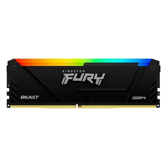 Memória Ram Kingston Fury Beast RGB 16GB DDR4 3600 MHZ - KF436C18BB2A/16