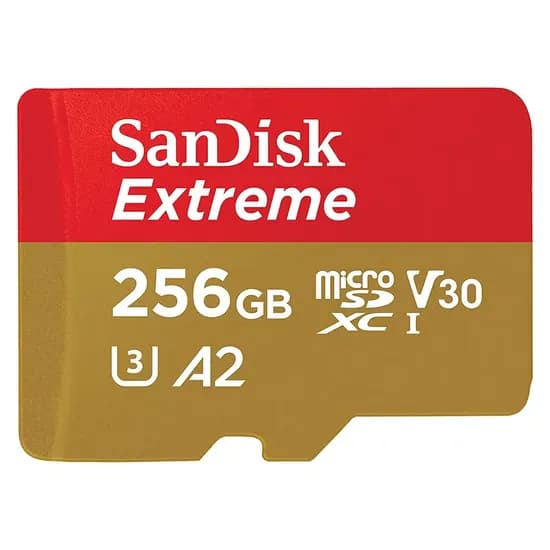 Cartão de Memória Micro SD Sandisk Extreme 256GB 190MBS - SDSQXAV-256G-GN6MA