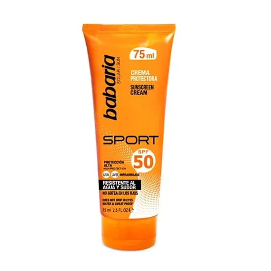 Babaria Sunscreen Cream Sport SPF50 75ML