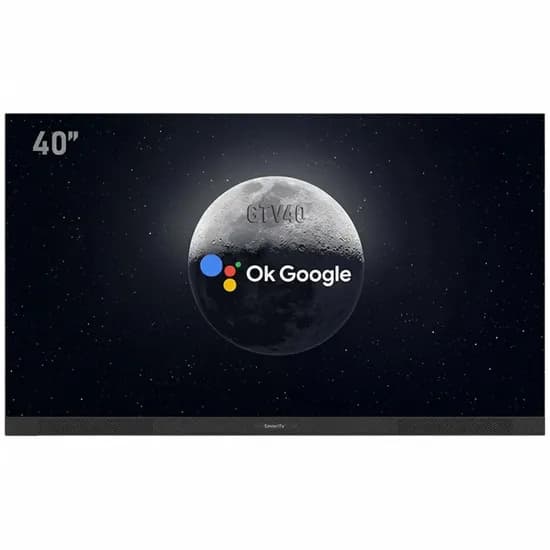 Smart TV LED 40" Smartfy GTV40 FHD/HDMI/Wi-Fi c/Soundbar Google TV
