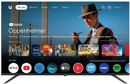 Smart TV LED JVC 50" LT-50KM558 4K Uhd Bluetooth/Wi-Fi/Googletv