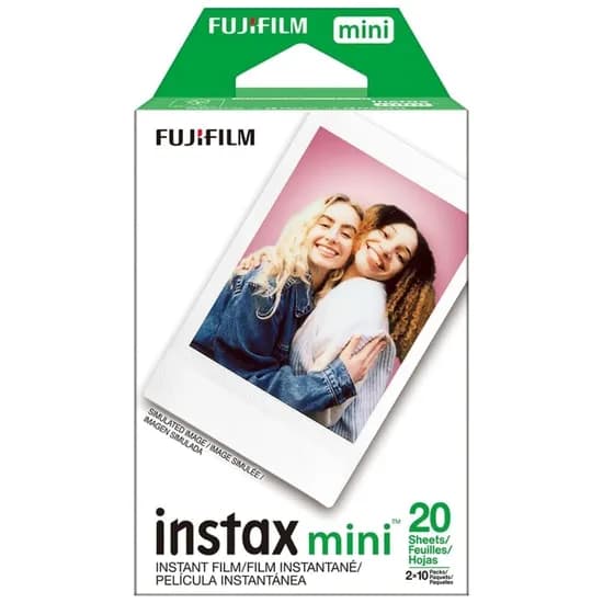 Papel Térmico Fujifilm Instax Mini - (20 Folhas de Filme)
