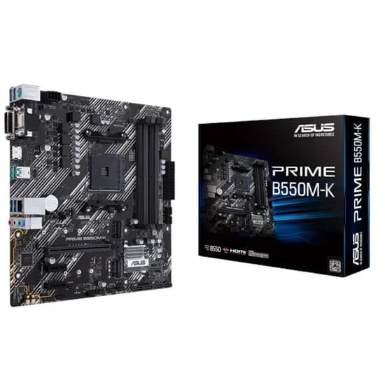 Placa Mãe AMD AM4 Asus B550M-K Prime Micro ATX DDR4