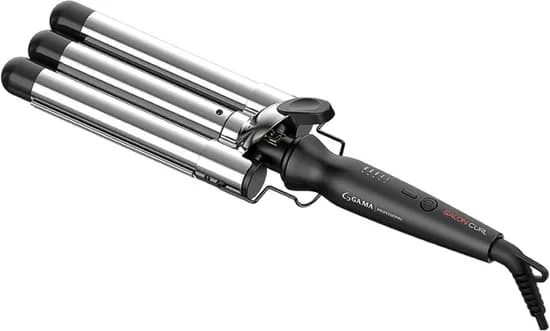 Modelador de Cabelo Ga.Ma Salon Curl Triferro Waves Preto - Bivolt