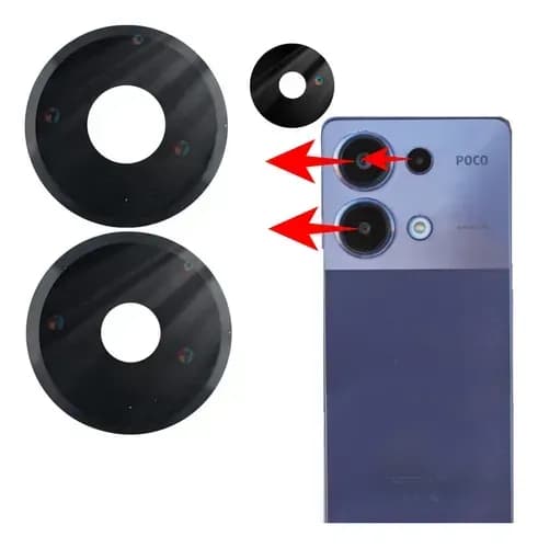 Lente Camara Xiaomi Poco M6 Pro (3 En 1)