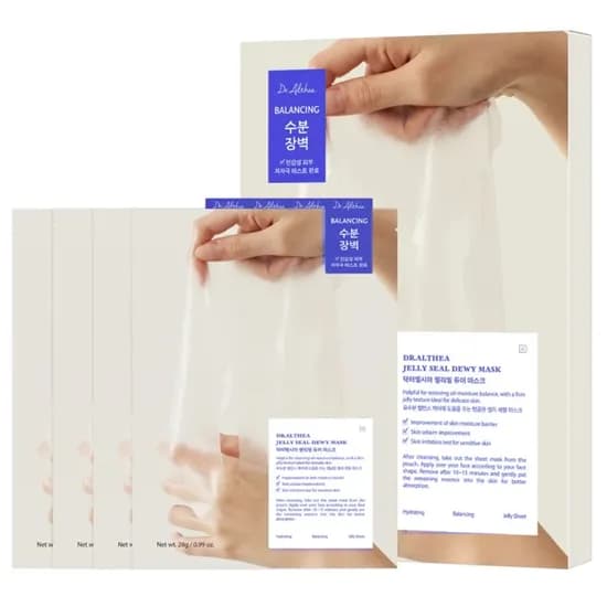Máscara Facial DR. Althea Jelly Seal Dewy Mask - 4 Unidades