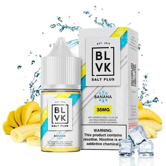 BLVK 30ML Salt Plus Banana Ice 35MG