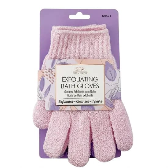Luva Cala Esfoliante para Banho Pink/Lavander 2PCS