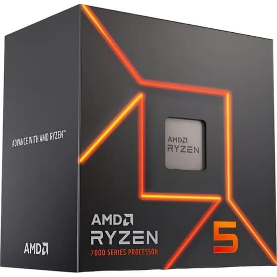 Cpu AMD AM4 Ryzen R5 7500F 3.7GHZ Box Sem Cooler
