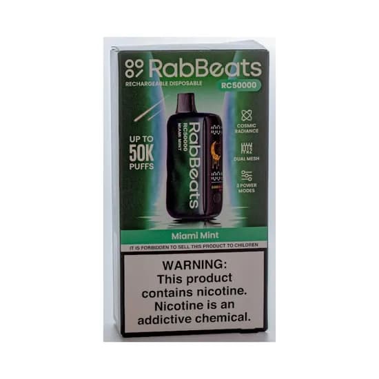 Elf Bar Rabbeats RC 50K Miami Mint