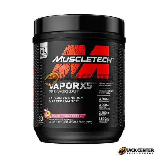 Pré-Treino Vapor X5 Next Gen Muscletech 232G Miami Spring Break
