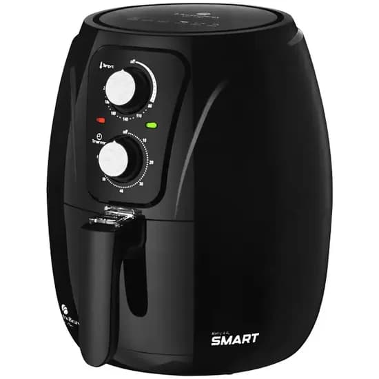 Fritadeira Elétrica Electrobas Nutri Cheff EBAF-75-Ow com Dos Dispensadores Hybridspray 1.800 Watts 7.5 Litros 220 - 240V ~ 50/60HZ - Preta/Prata