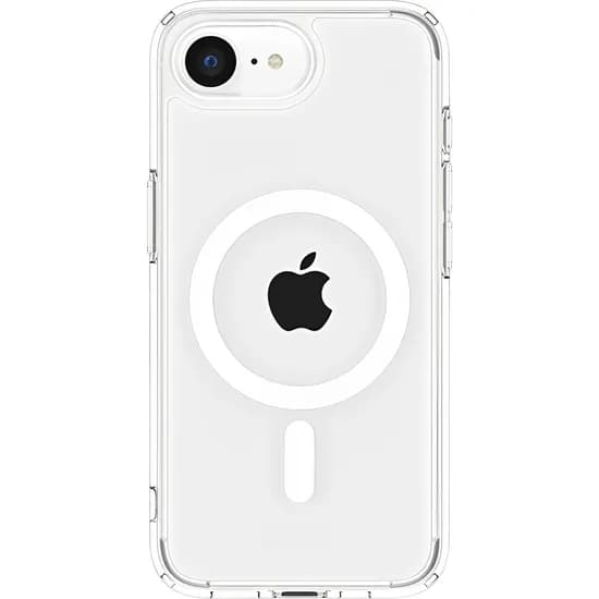 Estojo Protetor Spigen Crystal Hybrid Magfit ACS09128 para iPhone 16E - Clear White