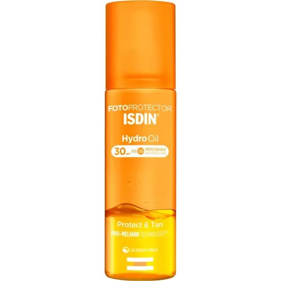 Fotoprotetor Bifásico Corporal Isdin Hydrooil Protect & Tan FPS 30 - 200 ML