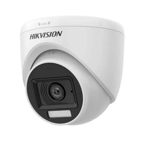 Camera Hikvision Turret DS-2CE76DOT-LPFS Hybrid Smart Hybrid Light White