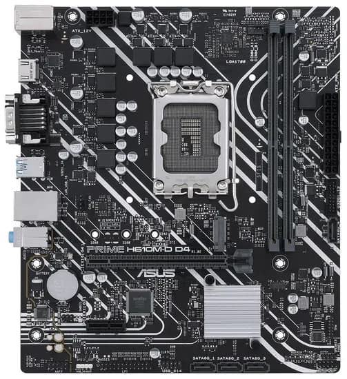 Placa Mãe Asus Prime H610M-D D4 LGA1700/ 2XDDR4/ PCI-e/ M.2/ HDMI/ VGA/ SATA