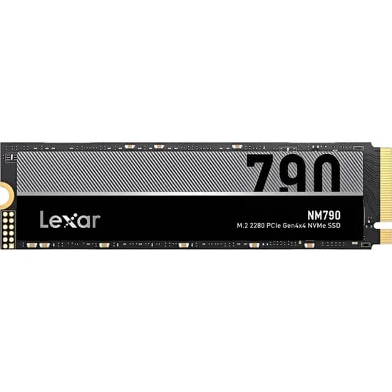 SSD M.2 Nvme Lexar NM790 7400/6500 MB/s 1 TB - Preto (LNM790X001T-RNNNG)