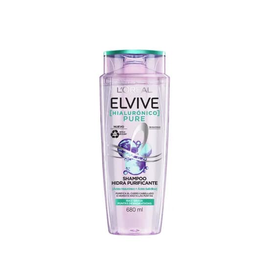 Elvive Pure Shampoo Hidra Hialurônico 680ML