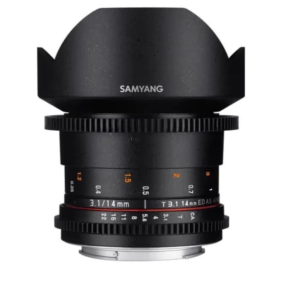 Lente Cine Samyang Nikon VDSLR 14MM T/3.1 II Ed As