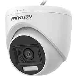 Câmera de Segurança Hikvision DS-2CE76D0T-LPFS Hybrid Light Indoor / 2.8MM / 1080P - Branco