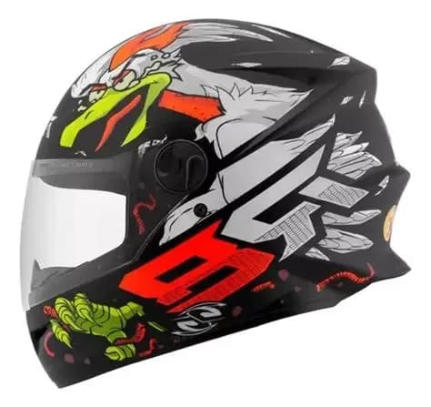 Tork Casco R8 Rocket Chicken Negro