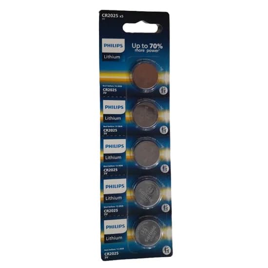 Bateria Philips CR2016P5B/17 Lítio 2016 240MAH 5PCS - Azul