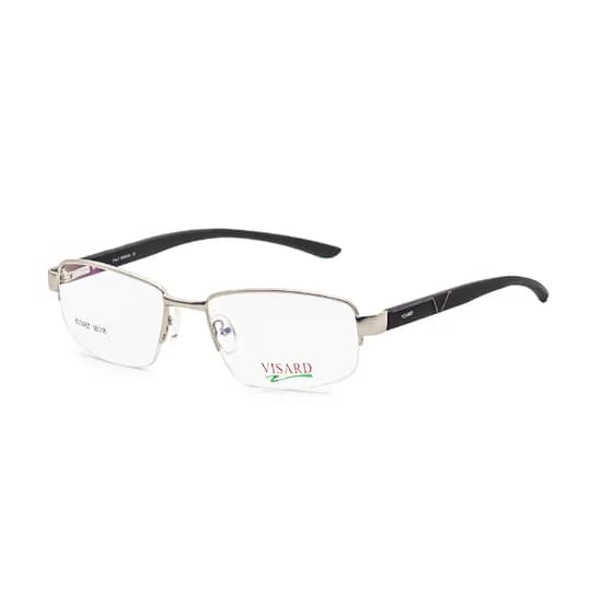 Armação para Óculos de Grau Visard B2348Z C7 Tam. 56-18-138MM - Prata/Preto