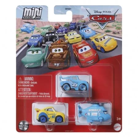 Mattel Disney Pixar Mini On Card 3PACK Assor GKG01964F