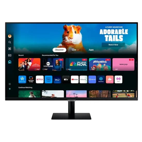 Monitor Samsung M5 LS32DM500ENX 32" Ultra HD 60HZ HDMI USB - Preto