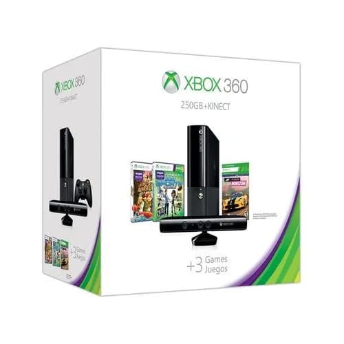 Caixa Vazia Xbox 360 Super Slim com Kinect 250GB + 3 Jogo Original