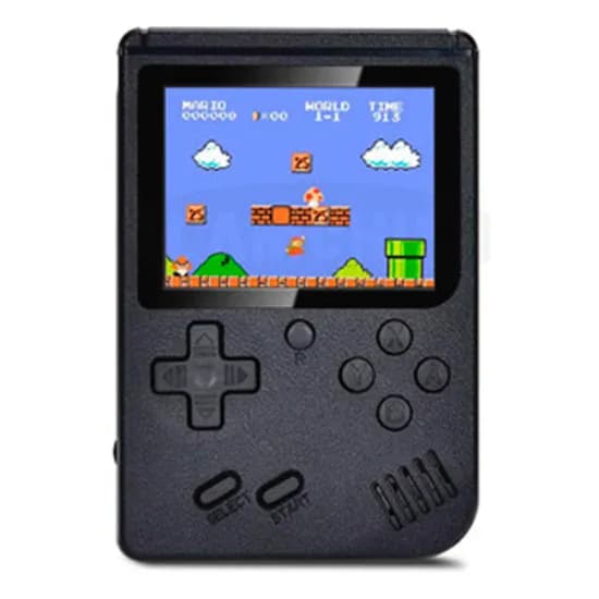 Console Game Portatil TFT Plus 8 Bit Classic / 1020MAH / Recarregavel - Preto