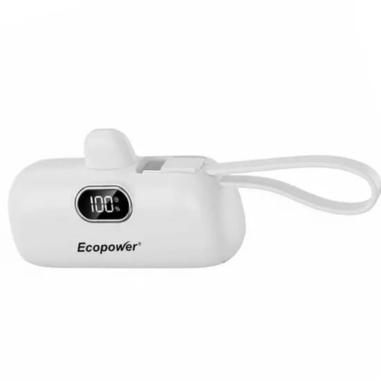 Carregador Portátil Ecopower EP-C873 5200MAH - Branco