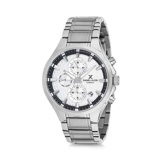 Relógio Analógico Masculino Daniel Klein Exclusive DK12133-1 - Prata