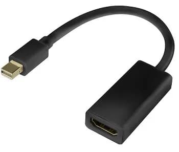 Cabo Adaptador Mini Display Port / HDMI Preto